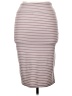 Popular Basics Stripes Gray Casual Skirt Size XL - photo 2