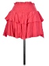 Assorted Brands 100% Viscose Solid Red Casual Skirt Size S - photo 2
