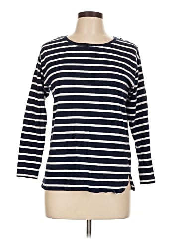 Zara W&B Collection 3/4 Sleeve T-Shirt (view 1)