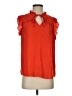 Maison d' Amelie 100% Polyester Orange Sleeveless Blouse Size XS - photo 1