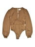 Princess Polly Brown Long Sleeve Blouse Size 6 - photo 1