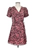 Sugar Lips 100% Polyester Animal Print Pink Casual Dress Size S - photo 1