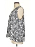 Cato 100% Polyester Silver Black Sleeveless Blouse Size L - photo 5