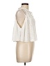 IRO 100% Polyester Ivory White Sleeveless Blouse Size EU (FR) 40 / US 8 - photo 4