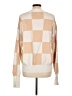 Moshu Checkered-gingham Tan Pullover Sweater Size L - photo 2