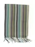 Cejon 100% Acrylic Stripes Green Gray Scarf One size - photo 2
