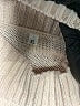 Unbranded 100% Polyester Stripes Tan Turtleneck Sweater Size XL - photo 7