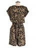 Halogen Animal Print Gold Romper Size S - photo 2