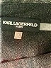 Karl Lagerfeld Paris Chevron-herringbone Black Track Pants Size S - photo 4