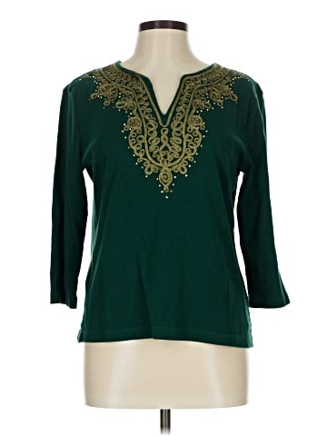 Karen Scott 3/4 Sleeve T-Shirt (view 1)