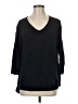 Ellen Tracy Blue Black Pullover Sweater Size M - photo 1