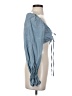 Missguided Blue 3/4 Sleeve Blouse Size 4 - photo 4