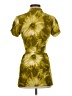 Tabitha 100% Silk Tie-dye Green Yellow Casual Dress Size 2 - photo 2
