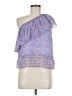 Saylor 100% Polyester Purple Sleeveless Top Size M - photo 1