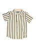 Eddie Bauer Stripes Yellow Short Sleeve Button-Down Shirt Size 6 - photo 1