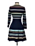 Moth Stripes Blue Casual Dress Size XS - photo 2