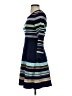 Moth Stripes Blue Casual Dress Size XS - photo 5
