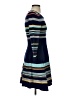 Moth Stripes Blue Casual Dress Size XS - photo 4