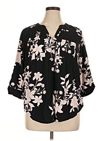 Torrid 3/4 Sleeve Blouse (view 1)