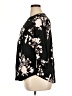 Torrid Floral Black 3/4 Sleeve Blouse Size 1X Plus (1) - photo 5