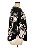 Torrid Floral Black 3/4 Sleeve Blouse Size 1X Plus (1) - photo 4