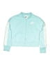 Nike 100% Polyester Blue Track Jacket Size S (estimated, kids) - photo 1