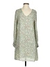 Louna 100% Polyester Print Green Casual Dress Size S - photo 1