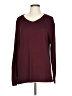West Loop Burgundy Long Sleeve Top Size L - photo 1