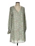 Louna 100% Polyester Floral Green Casual Dress Size S - photo 1