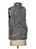 Thread & Supply 100% Polyester Gray Faux Fur Vest Size S - photo 1