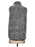 Thread & Supply 100% Polyester Gray Faux Fur Vest Size S - photo 2