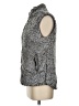 Thread & Supply 100% Polyester Gray Faux Fur Vest Size S - photo 5