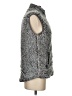Thread & Supply 100% Polyester Gray Faux Fur Vest Size S - photo 4