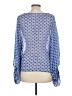 Bluetique Blue Long Sleeve Blouse Size M - photo 2