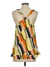CAbi 100% Polyester Orange Sleeveless Blouse Size S - photo 2