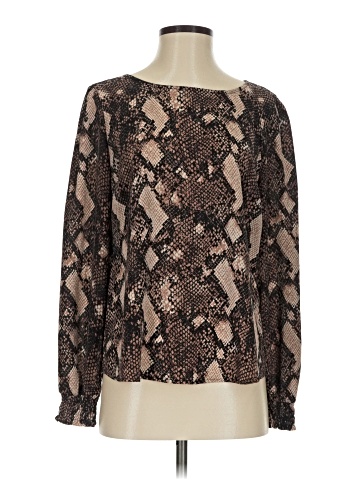 Peace & Pearls Long Sleeve Blouse (view 1)