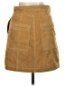 Le' AL.X 100% Polyester Tan Faux Leather Skirt Size XS - photo 2