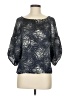 Adriano Goldschmied 100% Polyester Blue 3/4 Sleeve Blouse Size M - photo 1