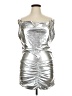 Assorted Brands Metallic Silver Cocktail Dress Size 1X - photo 1