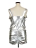 Assorted Brands Metallic Silver Cocktail Dress Size 1X - photo 2