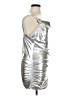 Assorted Brands Metallic Silver Cocktail Dress Size 1X - photo 4