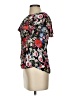Zara Floral Black Short Sleeve Blouse Size XS - photo 5