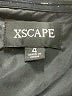 Xscape Metallic Solid Silver Cocktail Dress Size 4 - photo 3