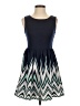 Rewind Chevron-herringbone Blue Casual Dress Size S - photo 1