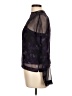 Worth 100% Silk Purple Long Sleeve Silk Top Size 10 - photo 5