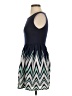 Rewind Chevron-herringbone Blue Casual Dress Size S - photo 5