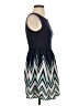 Rewind Chevron-herringbone Blue Casual Dress Size S - photo 4