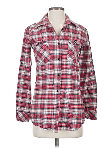 Matchstick Long Sleeve Button-Down Shirt (view 1)