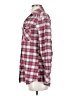 Matchstick 100% Cotton Plaid Red Long Sleeve Button-Down Shirt Size XS - photo 5