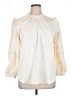 J.Crew 100% Polyester Ivory 3/4 Sleeve Blouse Size XL - photo 1